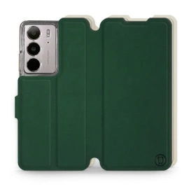 Phone Case Realme C75 - Design Green with Platinum