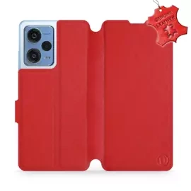 Hülle für Xiaomi Redmi Note 12 Pro 5G - Farbe Red Leather