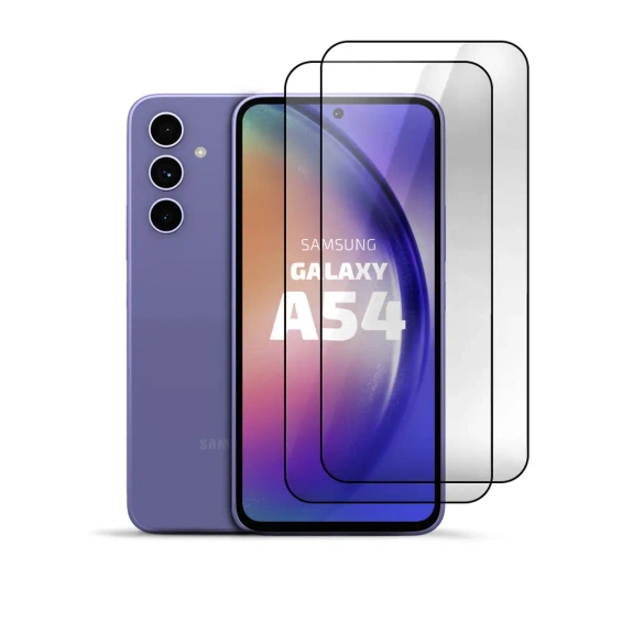 2er Set Panzerglas Clear für Samsung Galaxy A54