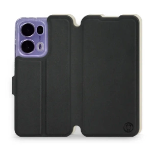 Phone Case OPPO Reno 13 Pro - Design Black with Platinum