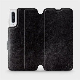 Phone Case Samsung Galaxy A50 - Design Black&Orange