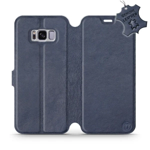 Phone Case Samsung Galaxy S8 Plus - Design Blue Leather