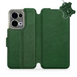 Phone Case OPPO Reno 13 - Design Green Leather