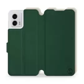 Phone Case Motorola Moto G53 5G - Design Green with Platinum