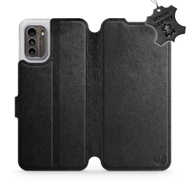 Phone Case Nokia G60 5G - Design Black Leather