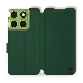 Phone Case Motorola Edge 70 - Design Green with Platinum