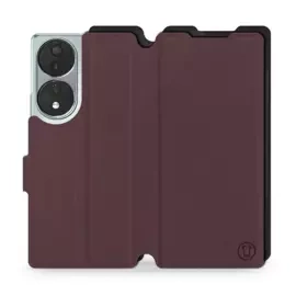 Phone Case Huawei Honor 70 - Design Burgundy with Black