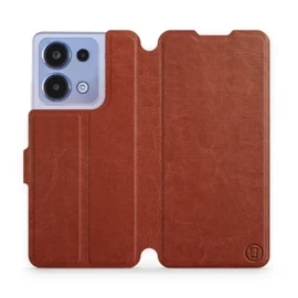 Phone Case Xiaomi POCO M6 Pro - Design Brown&Orange