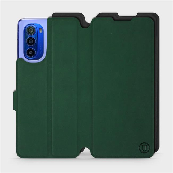 Phone Case Motorola Moto G51 5G - Design Green with Black