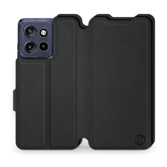 Hülle für Motorola Edge 50 Neo - Farbe Schwarz mit Schwarz