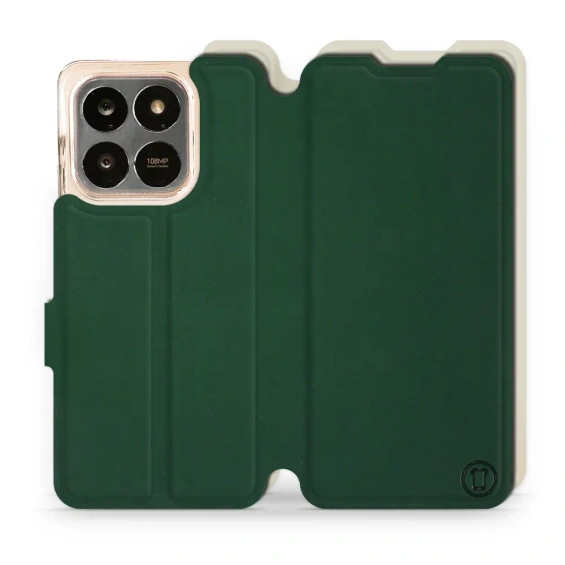 Phone Case Huawei Honor X7d - Design Green with Platinum