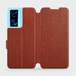 Phone Case OPPO A57S - Design Brown&Orange