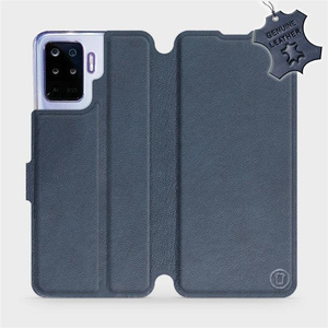 Phone Case OPPO Reno 5 Lite - Design Blue Leather