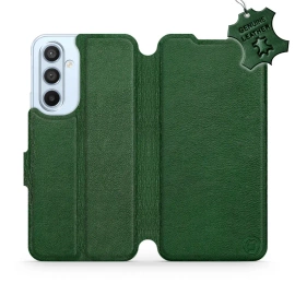 Phone Case Samsung Galaxy A54 - Design Green Leather
