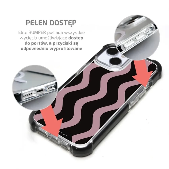 Case MagSafe Elite Bumper for Apple iPhone 15 Pro - Design DA54D