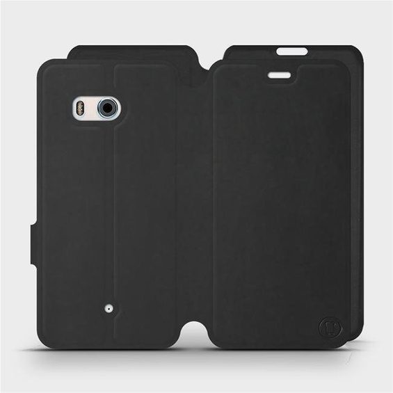 Etui Soft Touch do HTC U11 - wzór Satynowa czerń