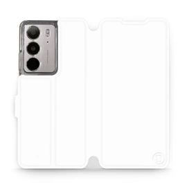 Phone Case Realme C75 - Design White&Orange
