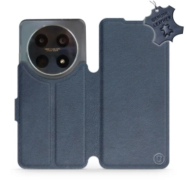 Phone Case Huawei Nova 12i - Design Blue Leather