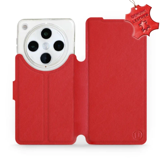 Phone Case OPPO Find X8 Pro - Design Red Leather