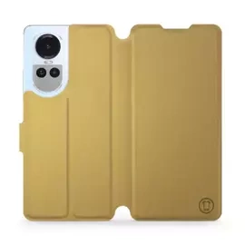Etui do OPPO Reno 10 5G - wzór Gold&Gray