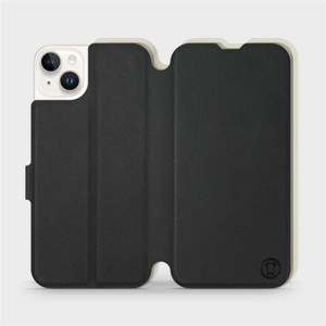 Phone Case Apple iPhone 14 Plus - Design Black with Platinum