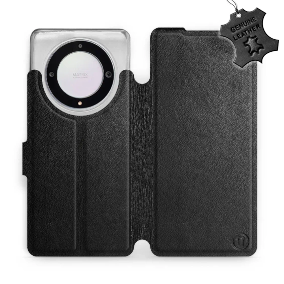 Hülle für Huawei Honor Magic5 Lite 5G - Farbe Black Leather