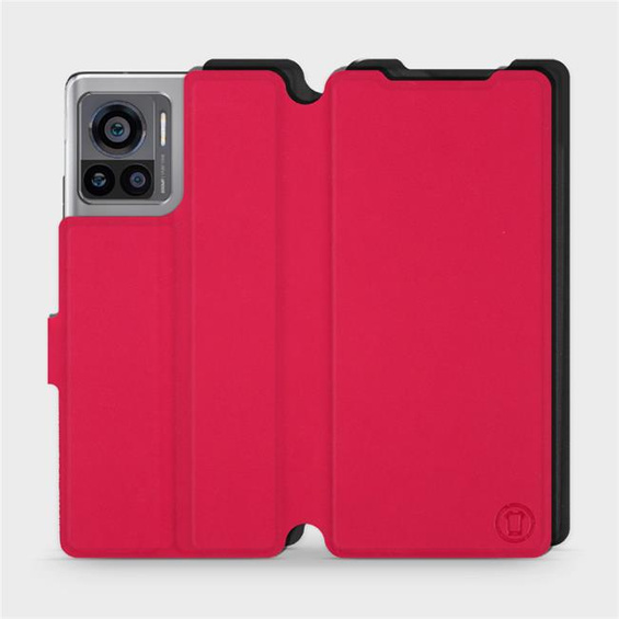 Hülle für Motorola Edge 30 Ultra - Farbe Rot mit Schwarz