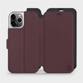 Phone Case Apple iPhone 12 Pro - Design Burgundy with Black