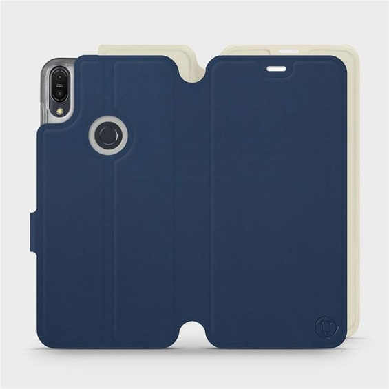 Phone Case Asus Zenfone Max Pro M1 ZB602KL - Design Navy with Platinum