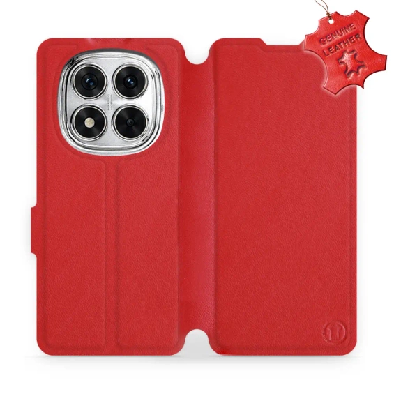 Phone Case Xiaomi Redmi Note 14 Pro 5G - Design Red Leather