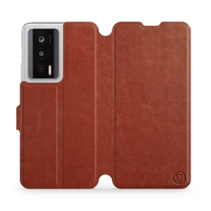 Phone Case Xiaomi POCO F5 Pro - Design Brown&Orange