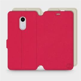 Phone Case Xiaomi Redmi Note 4X - Design Red with Platinum