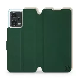 Etui Soft Touch do Xiaomi POCO X5 5G - wzór Miejska zieleń z platyną