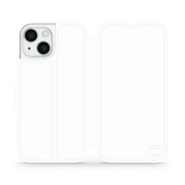 Phone Case Apple iPhone 15 - Design White&Orange