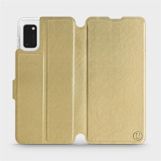 Phone Case Samsung Galaxy A41 - Design Gold&Orange