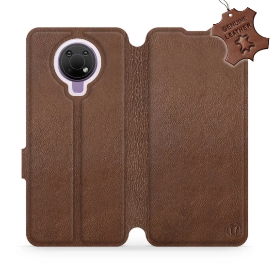 Phone Case Nokia G10 - Design Brown Leather