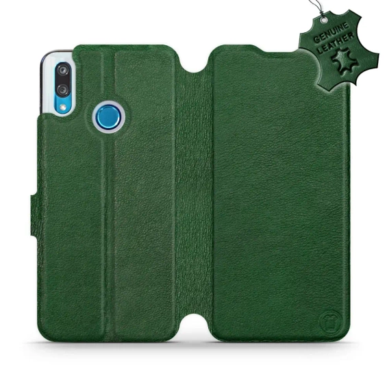 Phone Case Huawei P Smart 2019 - Design Green Leather