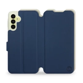Phone Case Samsung Galaxy A15 5G - Design Navy with Platinum