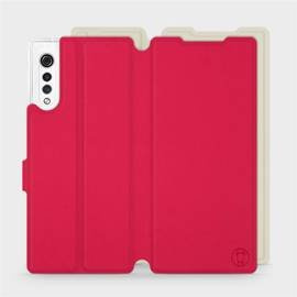 Phone Case LG Velvet - Design Red with Platinum