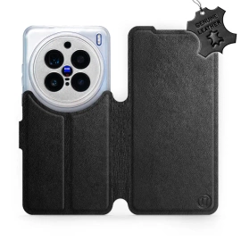 Phone Case Vivo X200 Pro 5G - Design Black Leather