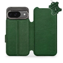 Hülle für Google Pixel 9 - Farbe Green Leather
