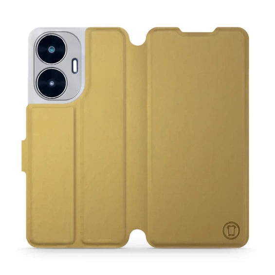 Hülle für Realme C55 - Farbe Gold&Orange
