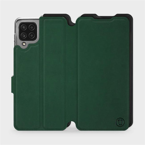 Phone Case Samsung Galaxy M22 - Design Green with Black