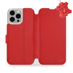 Phone Case Apple iPhone 16 Pro Max - Design Red Leather