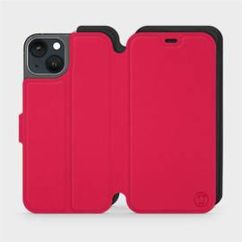 Etui Soft Touch do Apple iPhone 13 - wzór Żywa czerwień z czernią