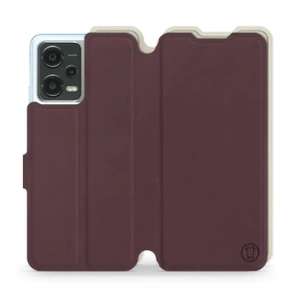 Phone Case Xiaomi POCO X5 5G - Design Burgundy with Platinum