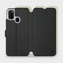 Phone Case Samsung Galaxy M21 - Design Black with Platinum