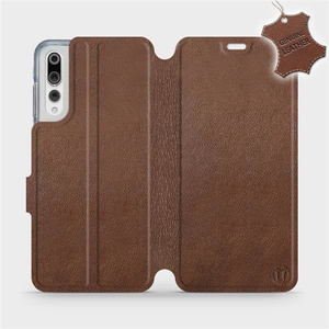 Phone Case Huawei P20 Pro - Design Brown Leather