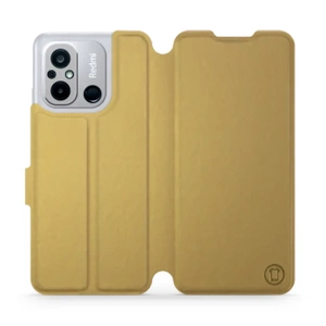 Hülle für Xiaomi Redmi 12C - Farbe Gold&Orange