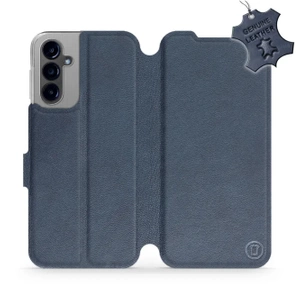 Phone Case Samsung Galaxy A14 4G - Design Blue Leather